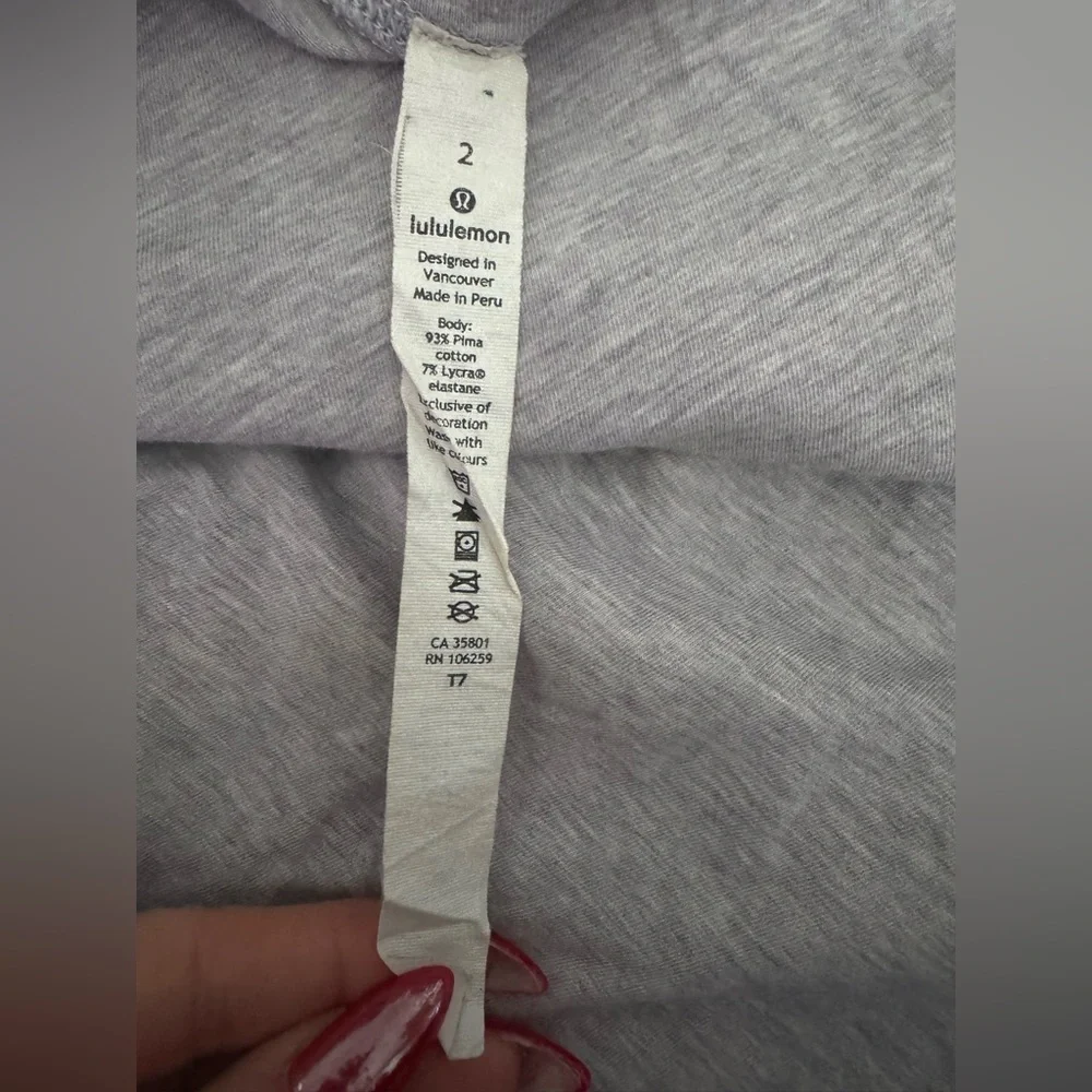 Lululemon Casual Longsleeve Top Gray 2